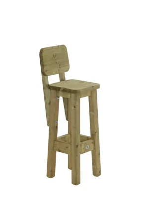 Aanbieding Talen Barkruk 83 cm Met Rugleuning